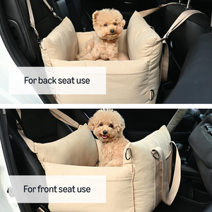 Asiento de Coche para Perros 2026, Nuevo Diseño, Impermeable, Transpirable, Duradero, Extraíble, Lavable, Cuadrado, de Cuero PU, Asiento Elevador de Seguridad para Mascotas - Product Image 5