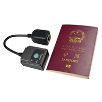 Lector de Pasaportes DataMatrix Maxicode OCR MRZ PDF417, Escáner de Códigos de Barras 1D 2D QR para Tarjetas de Identificación, Licencias de Conducir, USB, para Almacén