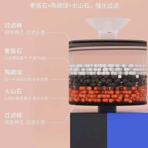 Fuente de agua automática de cerámica para mascotas con forma de conejo y sistema de filtración para gatos y perros - Product Image 3