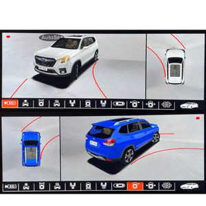 Takım için orijinal OEM monitör Subaru <span class=keywords><strong>Forester</strong></span> XV Outback WRX araba 360 kamera kuş panoramik görünüm ön arka yan Surround ters - Product Image 2