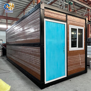 Contenedor Plegable <span class=keywords><strong>de</strong></span> Alta Calidad <span class=keywords><strong>de</strong></span> 20 pies, Casa Contenedor, Oficina Modular Móvil, Taller <span class=keywords><strong>de</strong></span> Acero Transpirable - Product Image 6