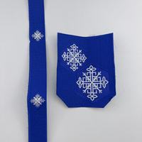 Nouveau Sac de poche en point de croix 2026, style ethnique, avec autocollant en tissu dentelle, vente en gros fabricant