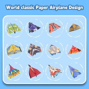 Kit <span class=keywords><strong>de</strong></span> <span class=keywords><strong>Aviones</strong></span> <span class=keywords><strong>de</strong></span> Papel <span class=keywords><strong>de</strong></span> Origami Coloridos para Niños con 16 Diseños Clásicos, <span class=keywords><strong>Manualidades</strong></span> Creativas <span class=keywords><strong>de</strong></span> Plegar y Volar para Niños Pequeños - Product Image 2
