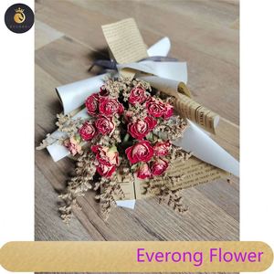 L06538 Bohomia Amaryllis mini DIY bouquet <span class=keywords><strong>de</strong></span> fleurs roses conservées rose éternelle fleurs séchées bouquet <span class=keywords><strong>de</strong></span> fleur <span class=keywords><strong>de</strong></span> mari - Product Image 4