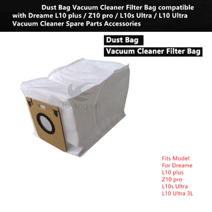Sacs à poussière pour aspirateur, pièces détachées, sacs filtrants non tissés pour <span class=keywords><strong>Dreame</strong></span> L10 <span class=keywords><strong>plus</strong></span> / <span class=keywords><strong>Z10</strong></span> pro / L10s Ultra / L10 Ultra - Product Image 4