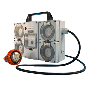 Австралийский выключатель переменного тока 56SO4ELP15 IP66 портативный распределительный блок с защитой от CB с IEC MCB - Product Image 3