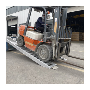 מכירה חמה CAIXIN רמפות ניידות מאלומיניום כבדות 5 טון בצבע כסוף דגם Crawler--500 למשאיות, רכבי שטח, רכבי שטח-שטח, מחפרים וקוצרות - Product Image 1