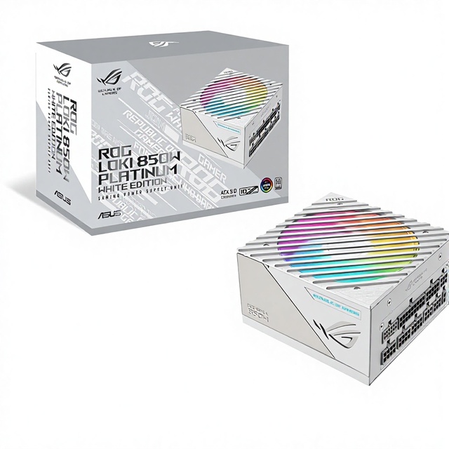 As ROG Loki SFX-L 850W White Fully Modular Desktop Power Supply 80+ Platinum 120mm PWM ARGB Fan ATX 3.0 PCIe 5.0 Stock