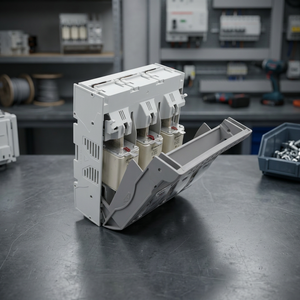 สวิตช์ตัดวงจรแบบแนวนอน 3 ขั้ว 50/60Hz ความถี่คู่ พร้อมฟิวส์ NH มาตรฐาน IEC 60947 หน้าสัมผัสเคลือบเงิน ตัวเครื่องทนไฟ - Product Image 3