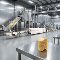Geïntegreerde productielijn voor samengestelde aardappelchips met automatisch stapel- en telsysteem voor het afsluiten van blikken