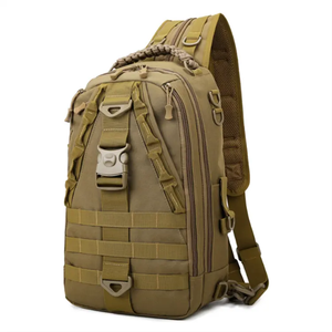 Bolsa de pesca táctica, bandolera, equipo de señuelo, mochila con soporte para caña, organizador de aparejos impermeable para viajes/pescadores al aire libre - Product Image 2