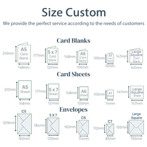 Cartes de remerciement et enveloppes en papier semence biodégradable à 100 %, personnalisables avec logo et taille OEM, vente en gros - Impression sérigraphique - Product Image 5