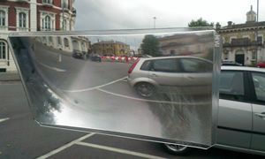 Lente <span class=keywords><strong>Fresnel</strong></span> de PVC, Lente <span class=keywords><strong>Fresnel</strong></span> de PVC de Gran Angular para Ampliar la Visión, Espejo Retrovisor para Coche, Adhesivo para Visión Trasera - Product Image 2