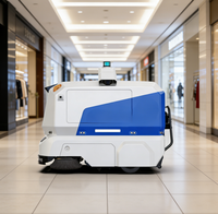 Barredora Eléctrica Autónoma de Alta Eficiencia con Aspiración Automática, Potencia de Accionamiento de 1200W, Bomba de Uso Estable Incluida para Escuelas