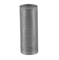 Filtre cylindrique perforé en acier inoxydable 304 316 316L 10 microns avec composants de base pour pompe, moteur et boîte de vitesses en métal