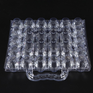 Boîte de transport en plastique transparent pour 30 œufs avec poignée, réutilisable, pour ferme, marché et emballage de détail - Product Image 5