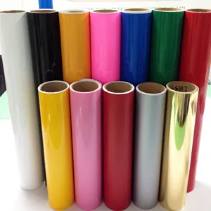 Tome EJET 자동 접착 색깔 PVC 영화 컴퓨터 절단 도형기 비닐/새로운 디자인 형광성 색깔 스티커 영화 pvc 비닐 커트