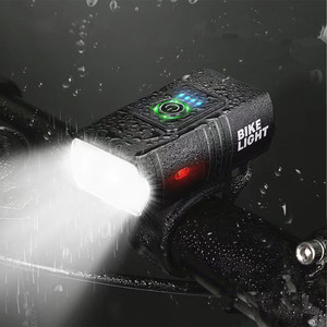 Lampe frontale LED rechargeable par USB pour vélo, trottinette et VTT - Lumière vive - Product Image 3
