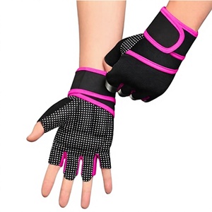 Gants de fitness demi-doigts en maille respirante antidérapants avec sangle de poignet réglable pour la musculation unisexe - Product Image 3