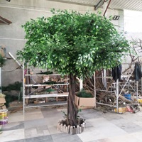 Arbre artificiel en plastique vert, grand format, 10 pieds de haut, résistant aux UV, durable, écologique, décoration de jardin naturelle pour Noël