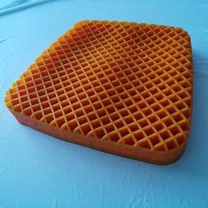 cooling honeycomb design comfort 7.5cm thick gel seat cushion