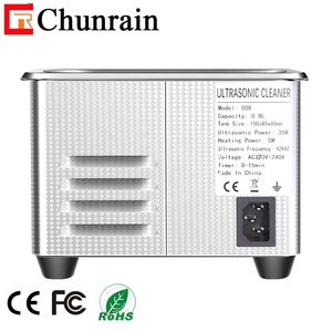 <span class=keywords><strong>Nettoyeur</strong></span> à ultrasons numérique électrique CR-008 0,8L 35W 42KHZ, petit et neuf, pour bijoux, montres, bagues, montures de lunettes - Product Image 5