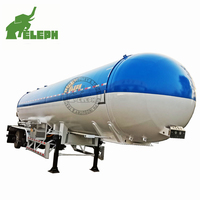 Semi-remorque citerne GPL de 250 bars et 50 000 litres / Citerne GPL pour le transport de bouteilles de gaz / Remorque citerne à carburant