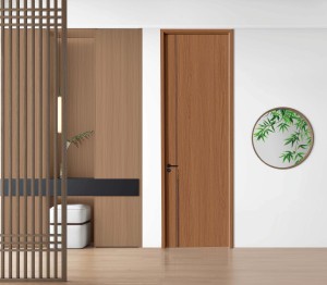 Puerta Interior de Madera Moderna de Alta Calidad con Aislamiento Térmico e Insonorización para Dormitorios, Casas, Apartamentos, Villas, Hoteles y Almacenes - Product Image 4