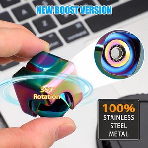 2023 Alloy Infinity Relief Stress Toy Fidget <b>Cube</b> Spinner - Product Image 4