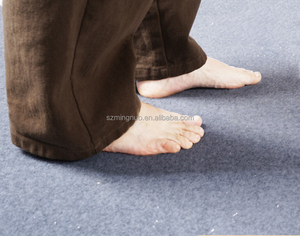 Mật độ cao màu đen xám mỏng dày Polyester kim đấm cảm thấy 5mm 6mm 7mm nóng Thảm cảm thấy Bền Thảm cảm thấy underlay - Product Image 3