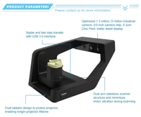 Escáner 3D de Escritorio Profesional de Alta Resolución para CAD/CAM, Escaneo Eléctrico Rápido