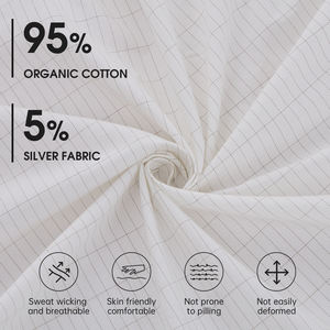 <span class=keywords><strong>Drap</strong></span> de lit de mise à la terre certifié CE, taille UK, 5% d'argent, respirant, amélioration de la qualité du sommeil, <span class=keywords><strong>drap</strong></span> de lit ajusté pour la mise à la terre pour un usage domestique - Product Image 5