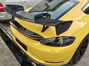2016+ New Design <strong>GT</strong>-4 Style Real Carbon Fiber Car Rear Tail <strong>Spoiler</strong> for Boxster 718 Universal Rear Trunk <strong>Spoiler</strong> Wing - Product Image 6