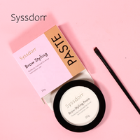 Pâte de mappage des sourcils Syssdorr – Outil de teinture et de définition des sourcils – Pâte blanche personnalisable pour sourcils