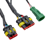 Connecteur électrique étanche pour voiture 1,5 Superseal 4 broches AMP avec faisceau de câbles 282088-1