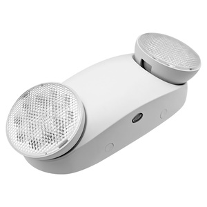 Twin LED <strong>Emergency</strong> <strong>Light</strong> Building <strong>Emergency</strong> <strong>Lights</strong> XJW-01E-1 Plastic <strong>Rechargeable</strong> Fire Safety <strong>Emergency</strong> Lamp Dualhead Mounted - Product Image 1