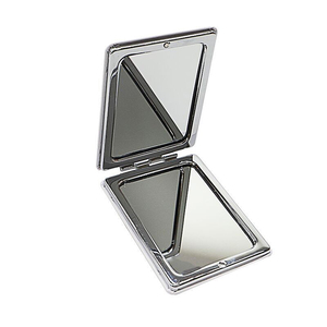 En stock, miroir compact en PU mignon en forme de panda, miroir de maquillage pliable double face, miroir de poche portable pour filles et voyages - Product Image 6