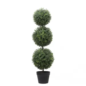 wholesale garden pvc green artificial plant topiary for Balconies & Apartments