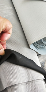 Cuero Sintético PVC <span class=keywords><strong>Repujado</strong></span> Impermeable para Asientos de Coche y Sofás, Lote de Grado B, Venta por Toneladas - Product Image 5