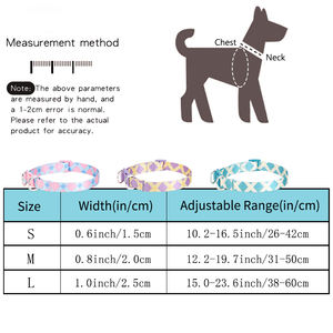<span class=keywords><strong>Collar</strong></span> de perro con estampado de poliéster suave y cómodo 2025, <span class=keywords><strong>Collar</strong></span> de perro mascota con estampado de rombos personalizado de diseñador de lujo <span class=keywords><strong>Popular</strong></span> - Product Image 6