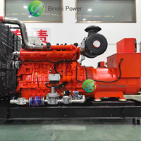 Pembangkit Listrik Kogenerasi Biomassa Metanol BS Power 420kw Pendingin Air Starter Elektrik