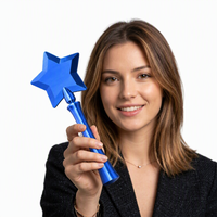 Support de paiement portable en plastique fait main pour carte de crédit, motif baguette magique Starlight, avec fonction Tap to Pay, vente en gros