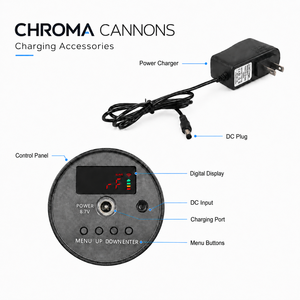 Portable 15W RGBWA UV LED Effect Light Battery Wireless Cannon Light for Wedding DJ Events - Product Image 4
