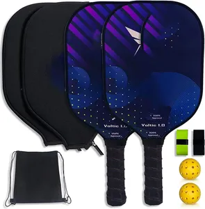 Pickleball tenis raketi seti USAPA onaylı japonya TORAY (T700S) karbon Fiber, kalın 16mm çekirdek, polipropilen petek çekirdek