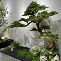 Arbre artificiel 100 % fait main en faux cèdre, grand format, pour extérieur et intérieur, type bonsaï, personnalisable, OEM&ODM, arbre de qualité supérieure de notre usine source