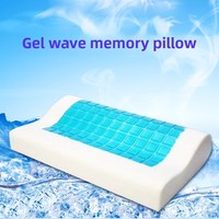 Bantal Gel Busa Memori Grosir yang Dapat Disesuaikan dengan Inti Bergelombang Slow Rebound - Buatan Cina