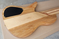 Guitare basse électrique Flyoung à 6 cordes avec manche traversant le corps