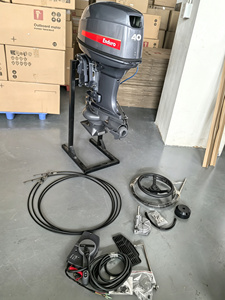 Powerful 2 Stroke 40HP 2 Cylinder Gasoline Motor With Jet Unite for Marine <b>Boat</b> <b>Engine</b> Wholesale - Product Image 2