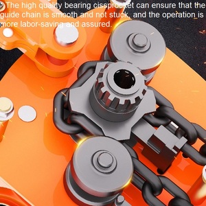 3ton 5ton 10ton đôi tải chuỗi nhãn hiệu Palăng OEM hợp kim thép nâng móc tay dây ròng rọc Palăng chuỗi khối - Product Image 3