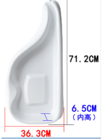 Choice Fun Handy Plastic Shampooing Basin para mujeres embarazadas postradas en cama Pacientes mayores Lavabo para el período posparto - Product Image 6